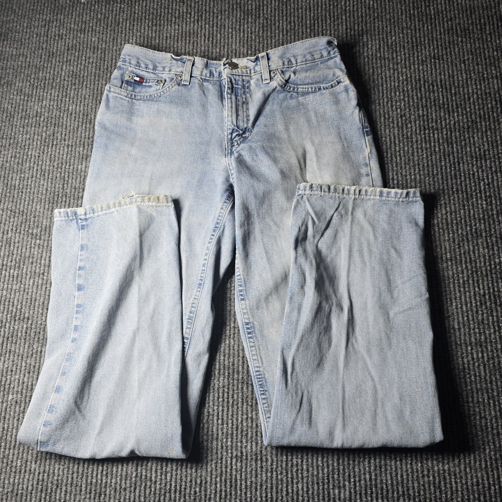 Tommy Hilfiger Vintage Y2K Light Wash Denim Blue Jeans‎ Women Sz 4 (29" Inseam)